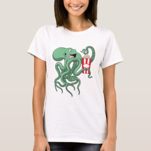 T-shirt Octopus avec Popcorn
