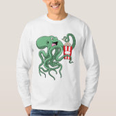 T-shirt Octopus avec Popcorn (Devant)