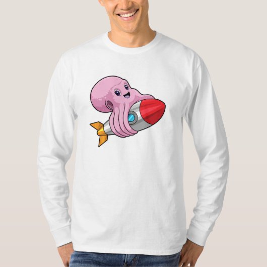 T-shirt Octopus avec Rocket (Devant)