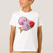 T-shirt Octopus avec Rocket (Devant)