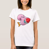 T-shirt Octopus avec Rocket (Devant)