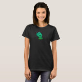 T-shirt Octopus bleu et vert (Devant entier)