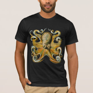 T-shirt Octopus Calligraphie Japonaise T Shirt