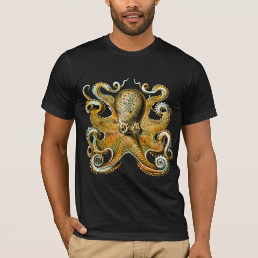 T-shirt Octopus Calligraphie Japonaise T Shirt (Devant)