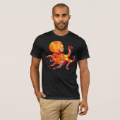 T-shirt Octopus, caricature amusante (Devant entier)