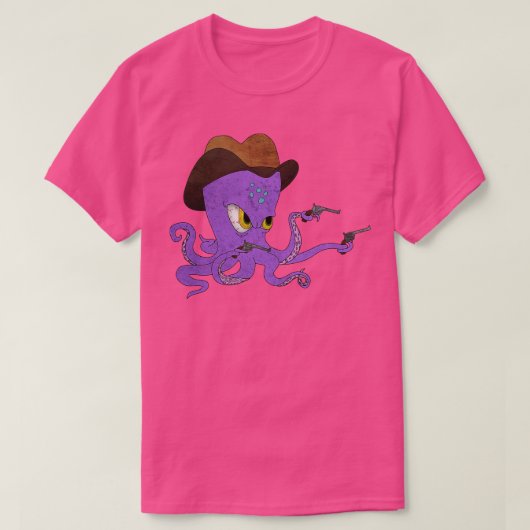 T-shirt Octopus Cowboy (Design devant)
