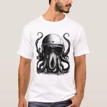 T-shirt Octopus dans l'explorateur de la mer profo