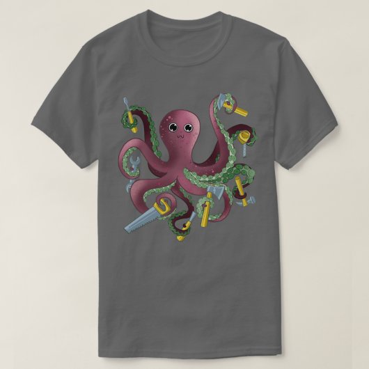 T-shirt Octopus du centre (Design devant)