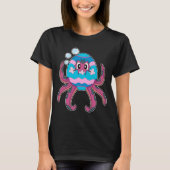 T-shirt Octopus Easter Easter egg (Devant)