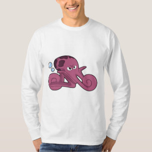 T-shirt Octopus en moto