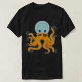 T-shirt Octopus Espace astronaute (Design devant)