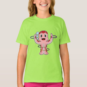 T-shirt Octopus Fitness Gymnastique Sports