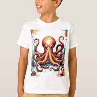 Octopus - Forte Créature De Mer Quirky