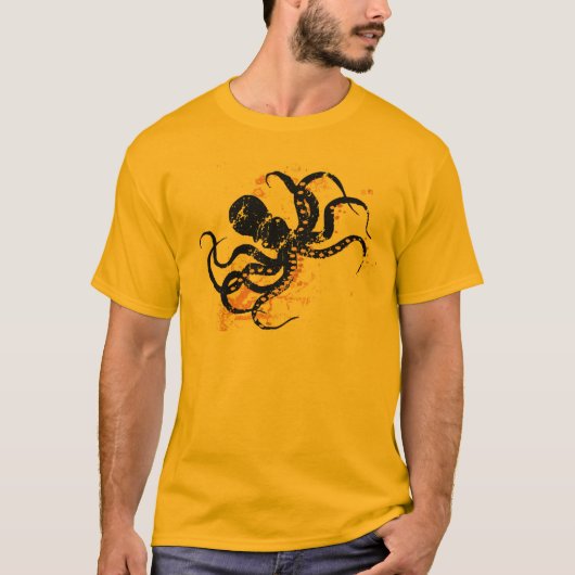 T-shirt Octopus fou (Devant)