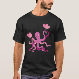 T-shirt Octopus I Octopus Coeur I Tentacles Animaux marins