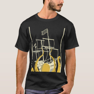 T-shirt Octopus I Octopus I Pirate Ship I Octopus Octopus