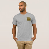 T-shirt Octopus illustration antique monstre marin (Devant entier)