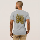 T-shirt Octopus illustration antique monstre marin (Dos entier)