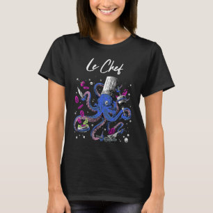T-shirt Octopus Kalmar Octopus Chef Cuisine