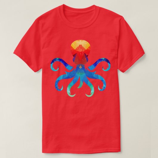 T-shirt Octopus Kraken (Design devant)