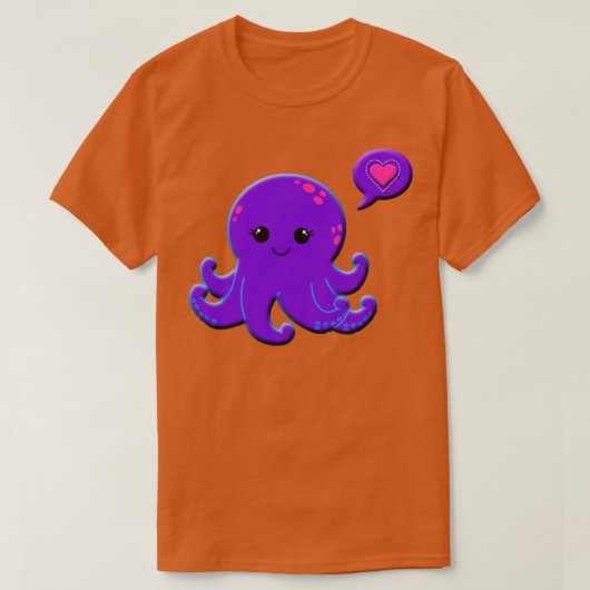 T-shirt Octopus Love (Design devant)