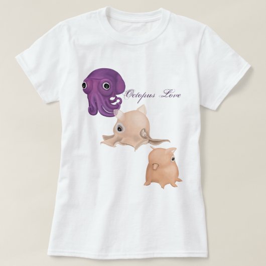 T-shirt Octopus Love (Design devant)