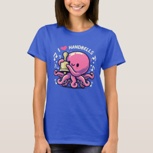 T-shirt Octopus Love Handbells
