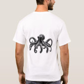 T-shirt octopus - noir et blanc (Dos)