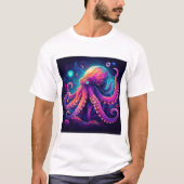 T-shirt Octopus psychédélique (Devant)