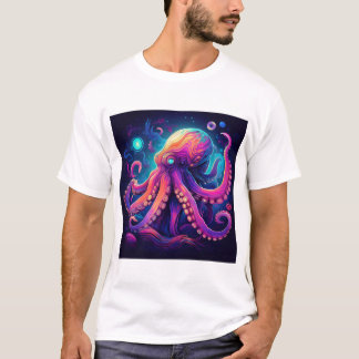 T-shirt Octopus psychédélique