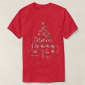 T-shirt oD61 Arbre de Noël Joyeux Noël Vibes de Noël déc (Design devant)