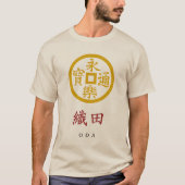 T-shirt Oda Clan Crest (Kamon) (Devant)