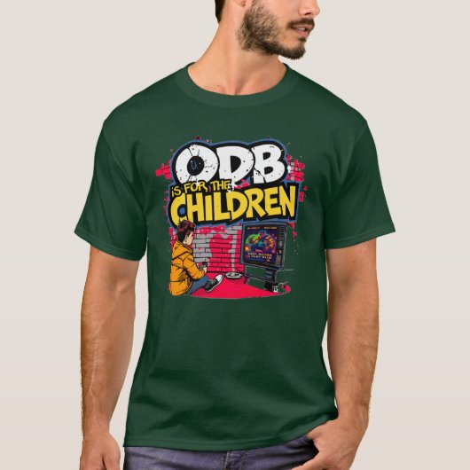 T-shirt ODB Is for the Children Retro Video Game OlDirtyBa (Devant)