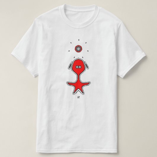 T-shirt Odd Little Fella (Rouge) (Design devant)