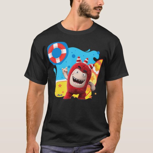 T-shirt Oddbods Fuse Fun Summertime at the Beach  (Devant)