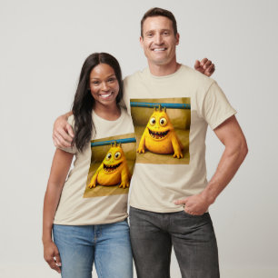 T-shirt OddFriends - Happy Yellow Monster Poster