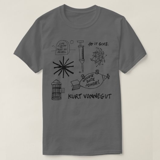 T-shirt Ode to Vonnegut Motif  (Design devant)