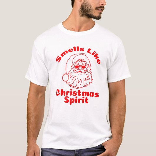 T-shirt Odeur comme Noël Esprit Père Noël Cadeau du Père N (Devant)