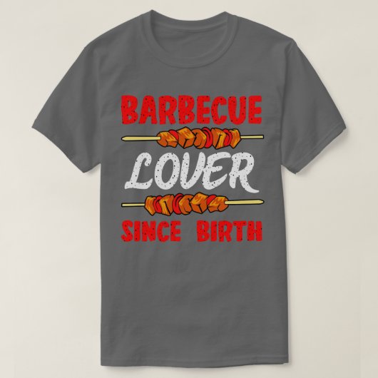 T-shirt Odeur de barbecue depuis la naissance (Design devant)