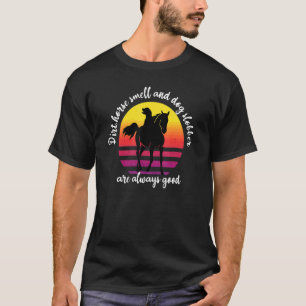 T-shirt Odeur de cheval et grange à chien propriétaire agr