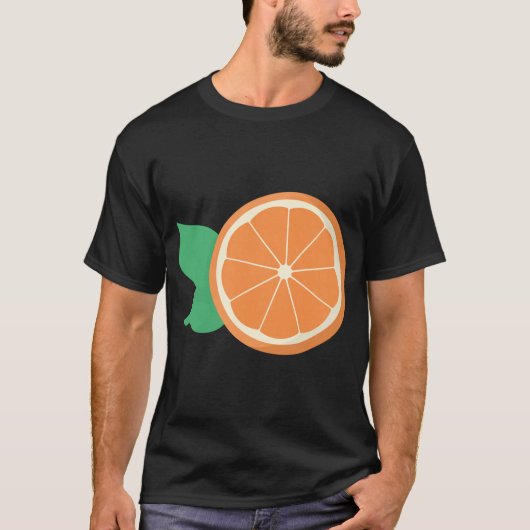 T-shirt Odeur de fruits à tranches d'orange (Devant)