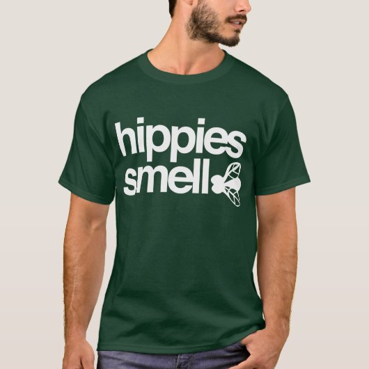 T-shirt Odeur de hippies (Devant)