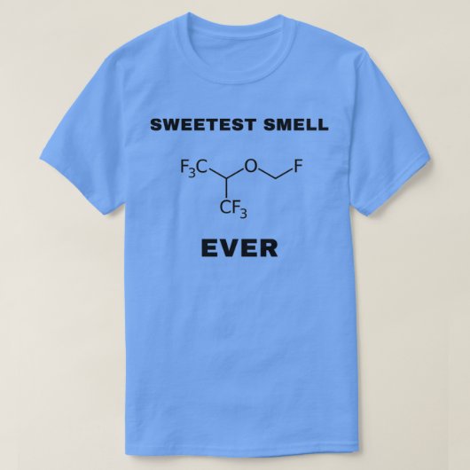 T-shirt Odeur la plus douce de Sevoflurane (Design devant)