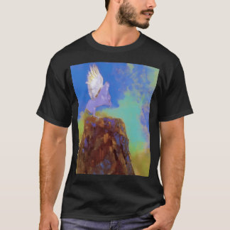 T-shirt Odilon Redon Pegasus Sur Un Bleu
