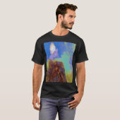 T-shirt Odilon Redon Pegasus Sur Un Bleu (Devant entier)