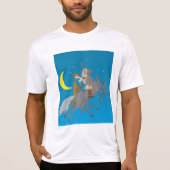 T-shirt Odin Riding Sleipnir Norse Mythologie Vive Dieu (Devant)