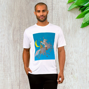 T-shirt Odin Riding Sleipnir Norse Mythologie Vive Dieu
