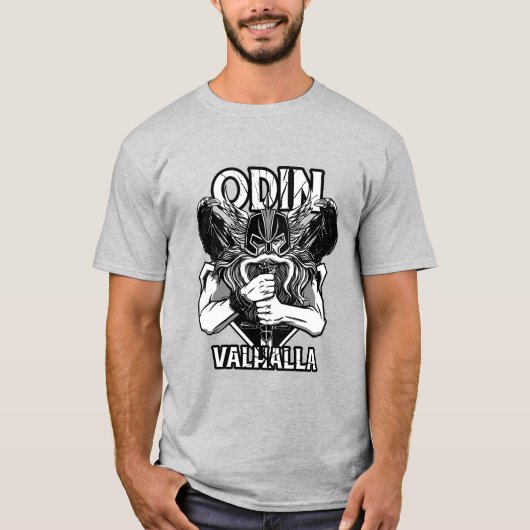 T-shirt Odin Valhalla Viking (Devant)