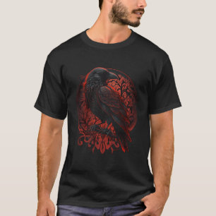 T-shirt Odins Raven Northman Valhalla Norse Mythologie