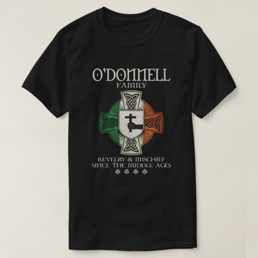T-shirt O'Donnell Family Ireland O'Donnell (Design devant)